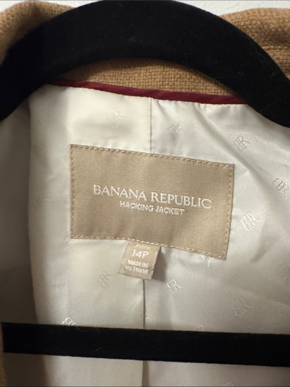 Banana Republic Camel Blazer Jacket 14P - Picture 3 of 7